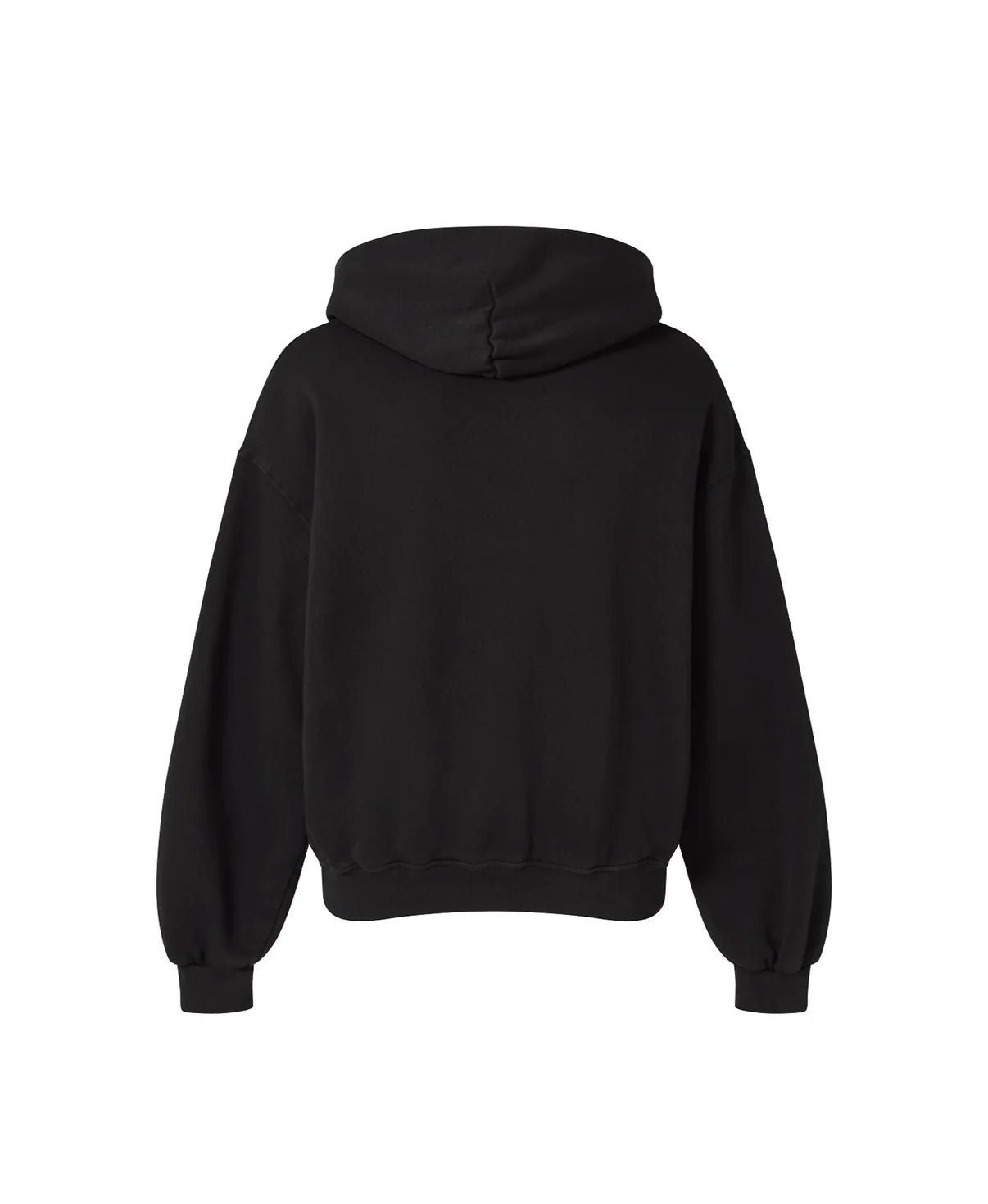 Oversized hoodie-JET BLACK