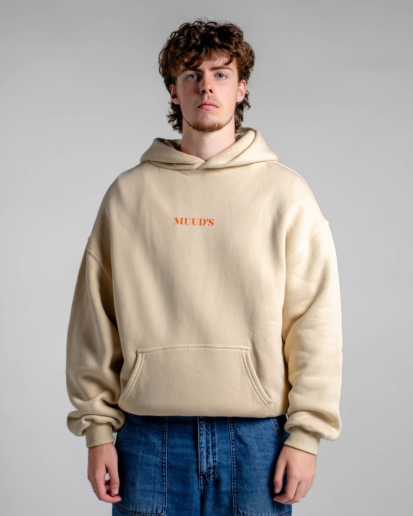 Oversized hoodie-CLOUD CREAM